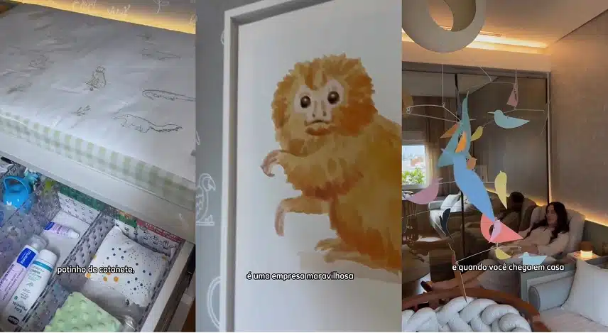 Claudia Raia mostra decoração do quarto de seu bebê recém- nascido e surpreende 