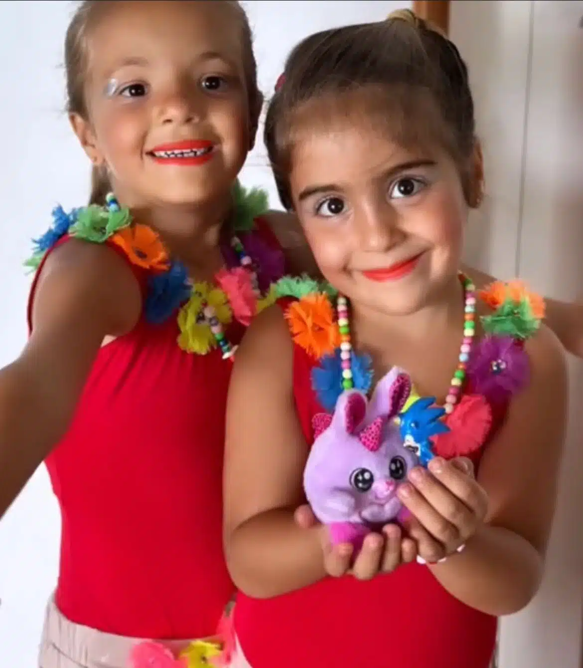Gêmeas de Ivete Sangalo surgem juntas usando fantasias iguais