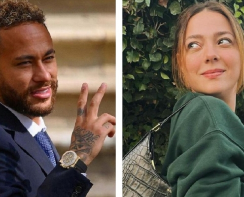 Carol Dantas surge em passeio com o filho e a atual namorada do ex, Neymar Jr.