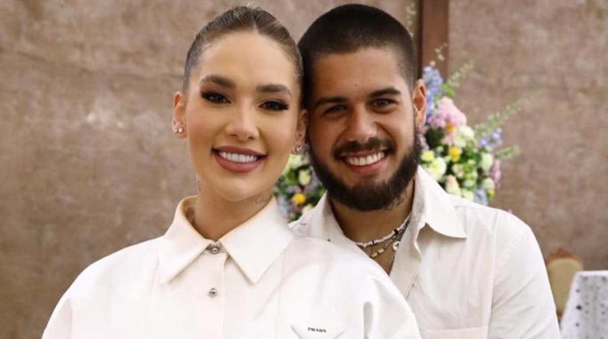 Virgínia Fonseca e Zé Felipe celebram batizado de suas bebês