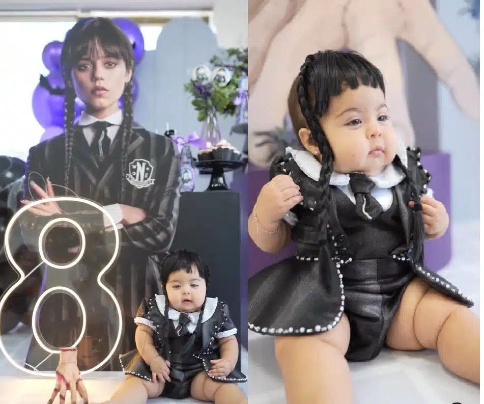 Bebê de Tays Reis e MC Biel comemora seus 8 meses de vida e encanta
