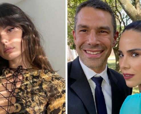 A atriz Isis Valverde posou com o filho nos EUA e Buaiz, ex-marido de Wanessa, enviou uma mensagem para famosa