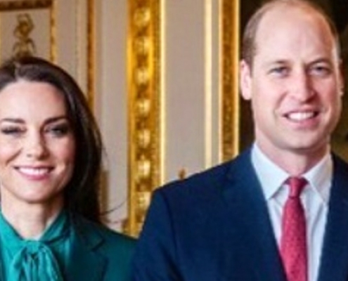 Kate Middleton apareceu com os filhos na cozinha do palácio