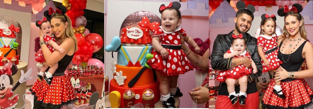 Zé Felipe e Virgínia celebram os cinco meses da filha mais nova