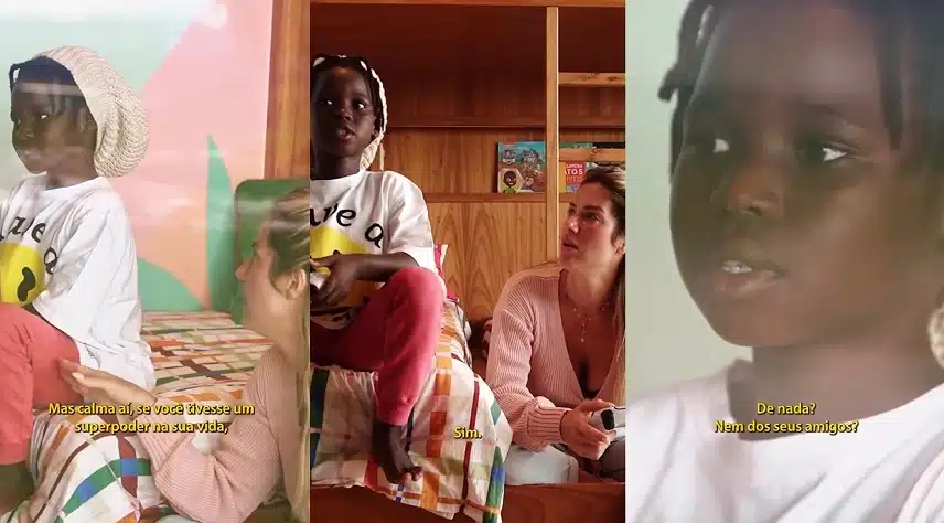 Filho de Bruno Gagliasso e Giovanna Ewbank fala sobre voltar a África e encanta 