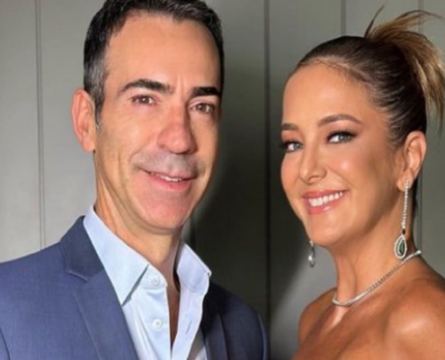 César Tralli posa com sua filha na casa nova da família e Ticiane Pinheiro revela detalhes da mudança