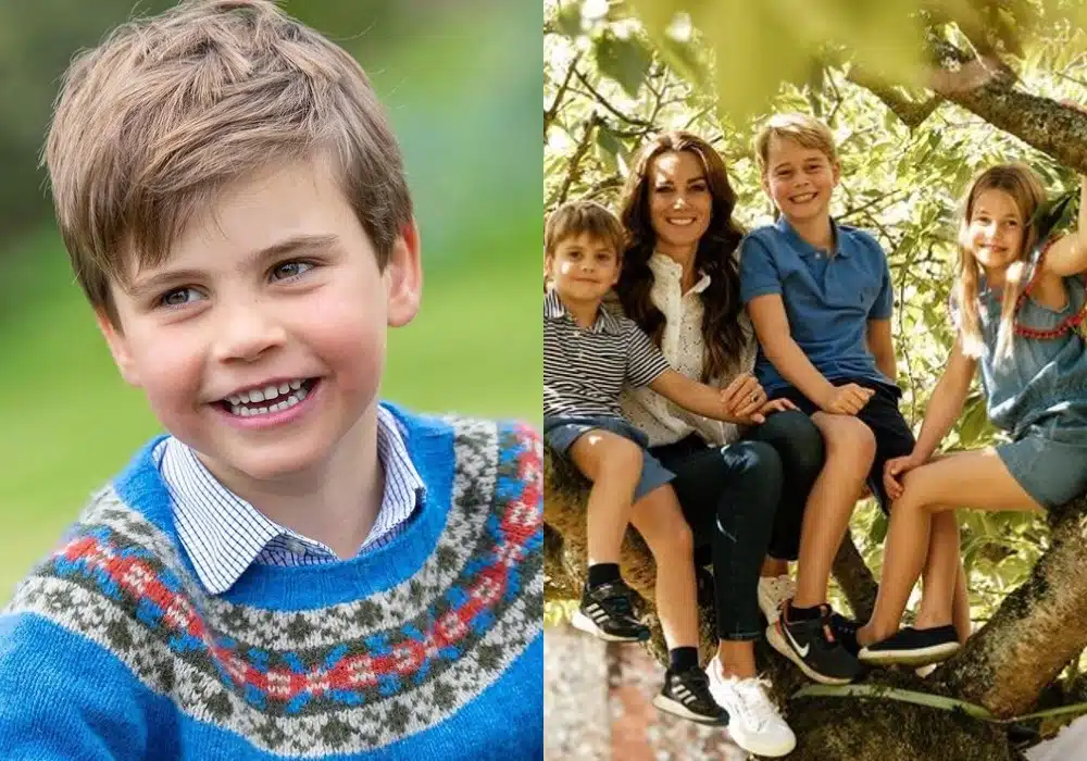 A princesa Kate Middleton junto com os filhos