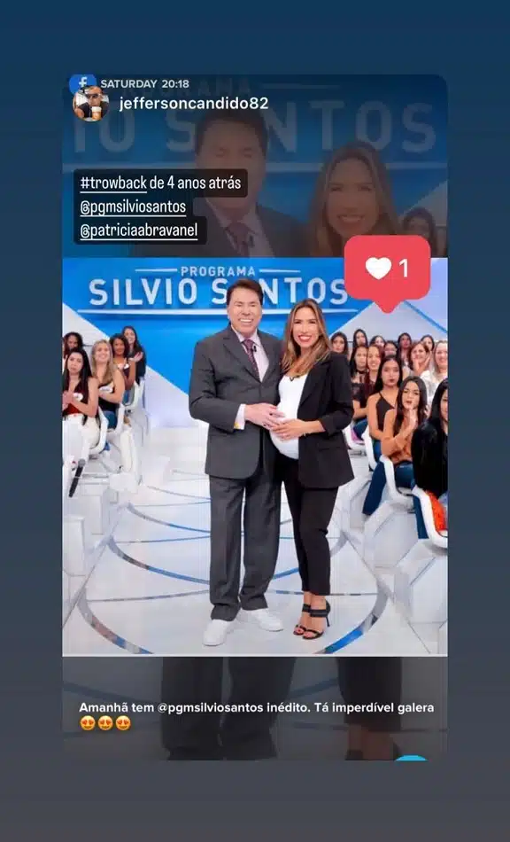Silvio Santos recebeu a filha Patrícia Abravanel na reta final da gravidez de Senor