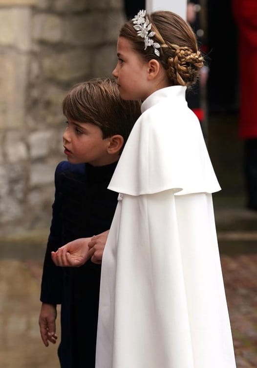 Filhos de Kate Middleton na coroação do Rei Charles