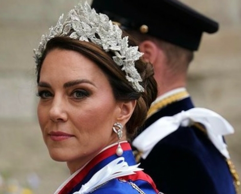 Kate Middleton mostrou os filhos na coroação