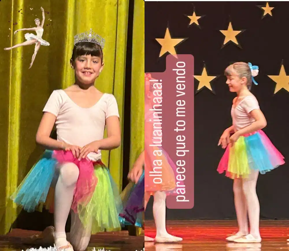 Filha de Luana Piovani em apresentação de balé