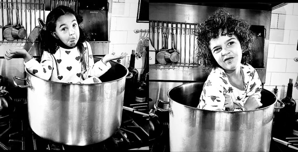 Erick Jacquin diverte mostrando seus gêmeos na cozinha
