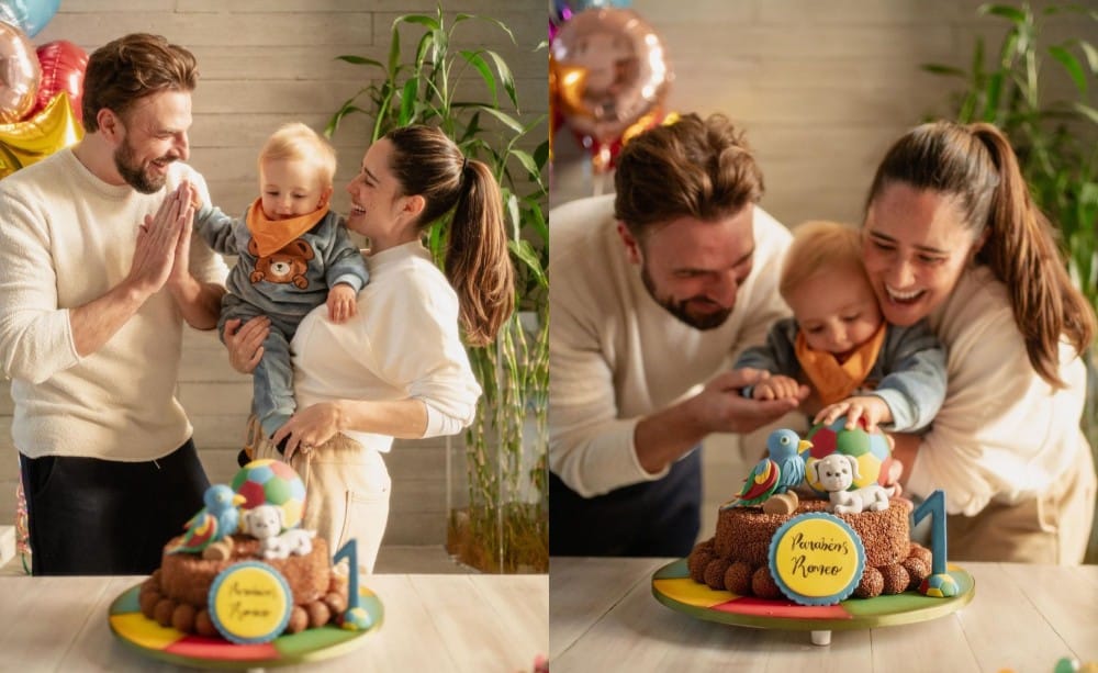 Fernanda Vasconcellos e Cássio celebram o primeiro aniversário de seu bebê com linda festa em casa