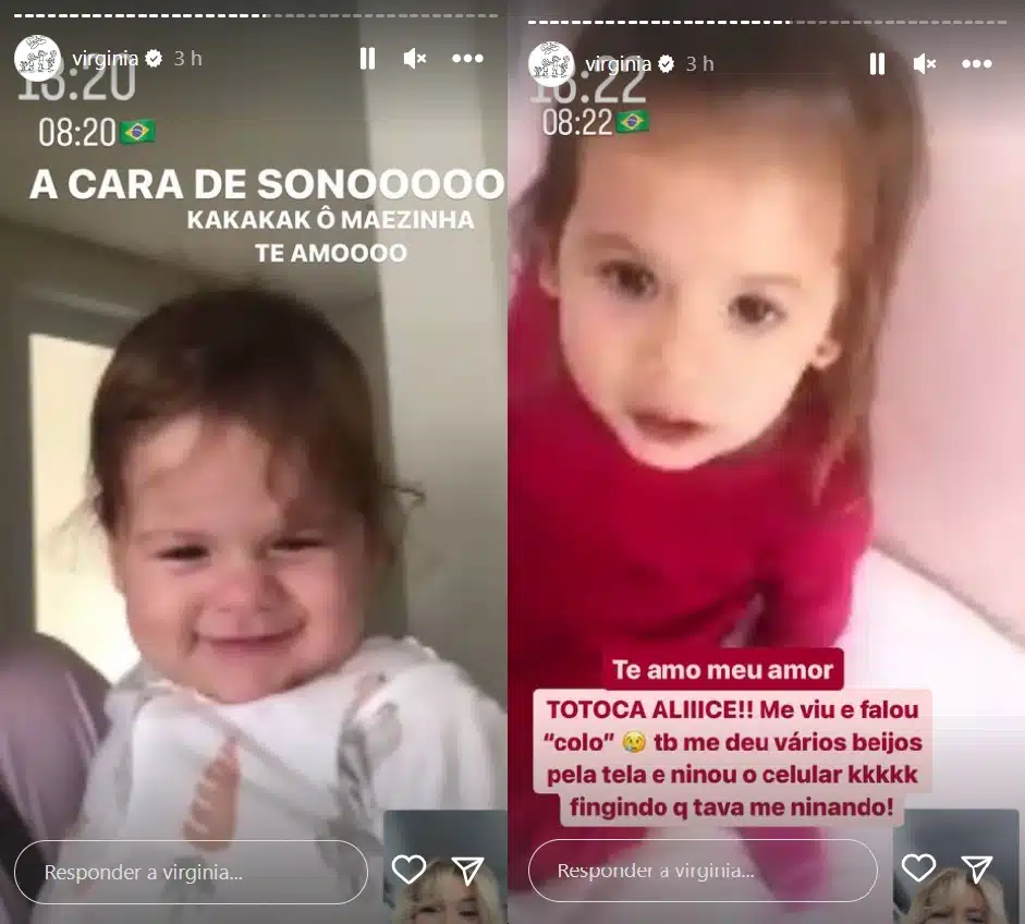 Filhas de Virgínia Fonseca surgem em vídeo conversando com a mamãe e impressionam