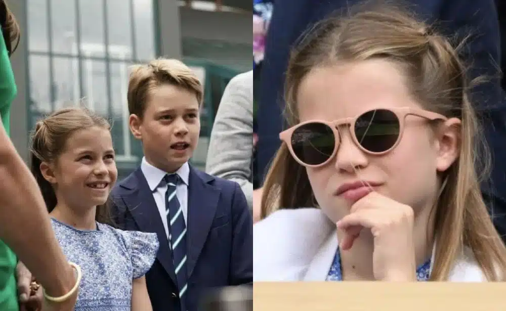 Filhos de Kate Middleton e William em Wimbledon
