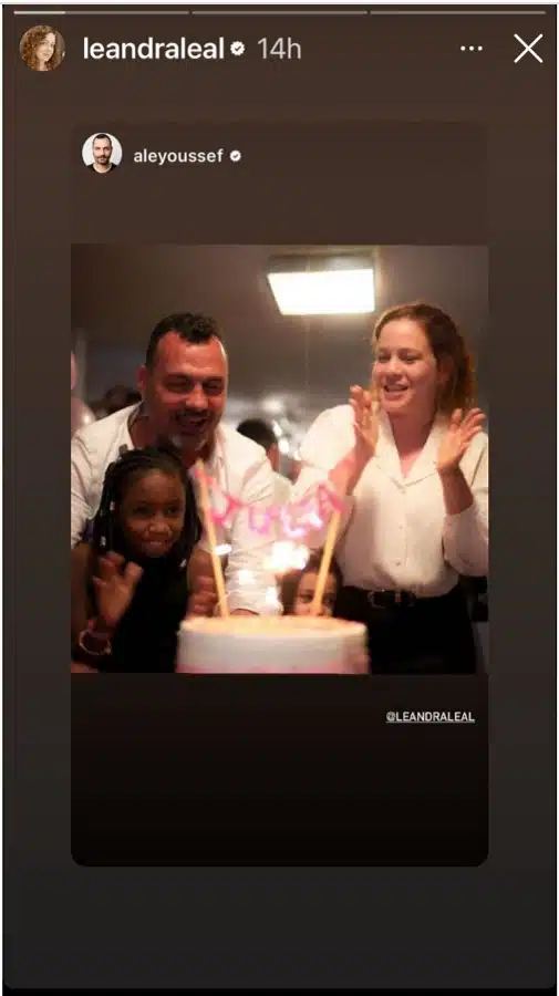 Leandra Leal comemora os 9 anos de sua filha com bolo simples e surpreende