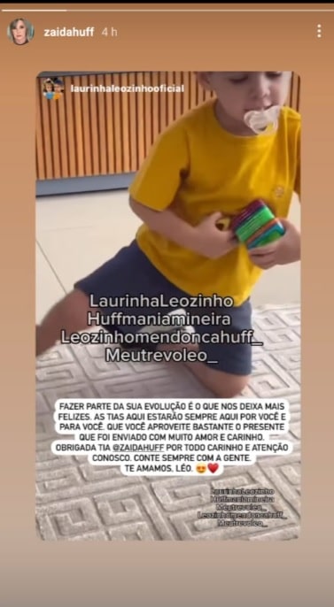 Filho de Murilo Huff e Marília Mendonça surge com brinquedo especial que ganhou de uma fã e impressiona 