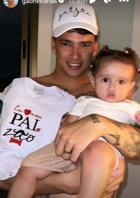 Bebê de Mc Loma com Gabriel Faria