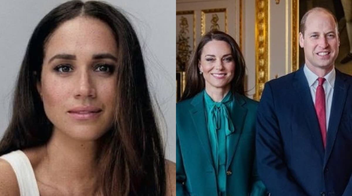 Meghan Markle e Harry fizeram rara aparição em família e Kate Middleton deu um indireta