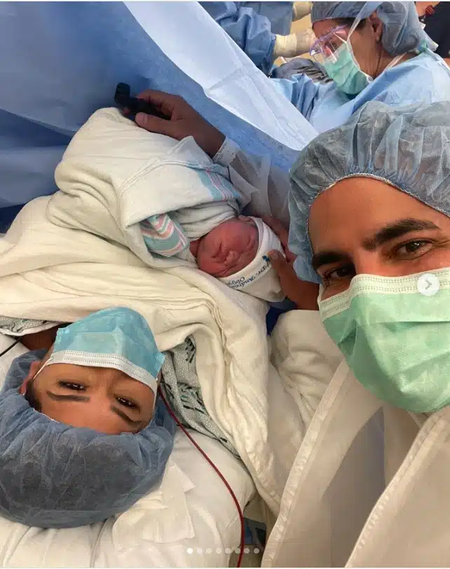 Simone Mendes surge com seu marido e sua bebê recém-nascida e impressiona