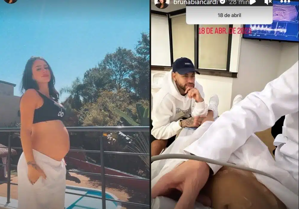 Bruna Biancardi grávida e o ultrassom de sua bebê