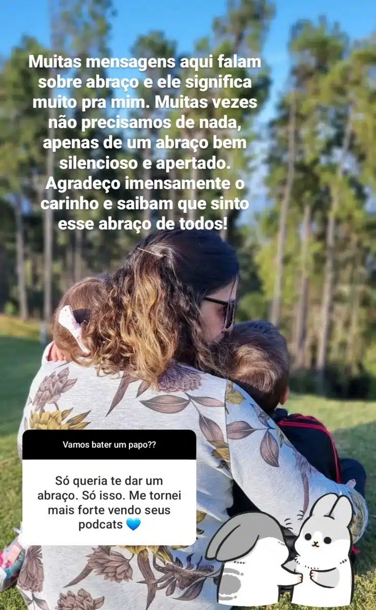 Mãe de Isabella Nardoni com os outros dois filhos