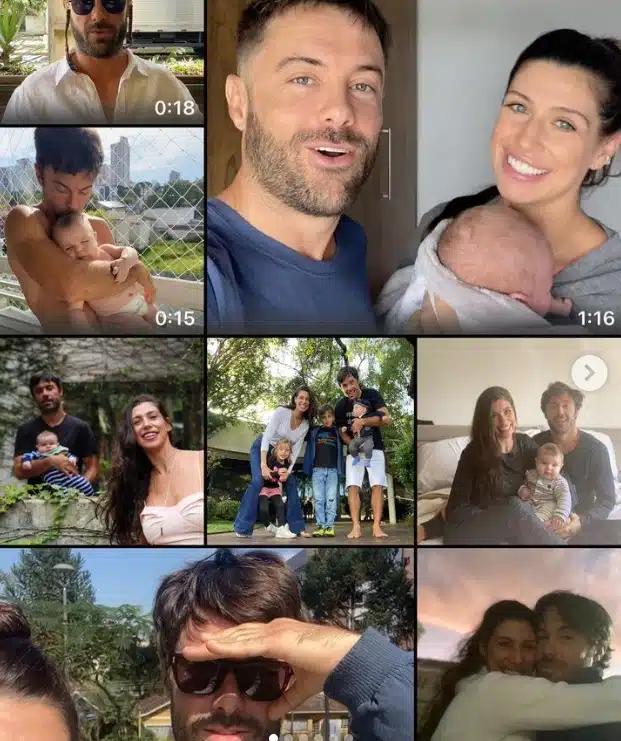 Esposa de Kayky Brito revelou fotos com ele e sua família