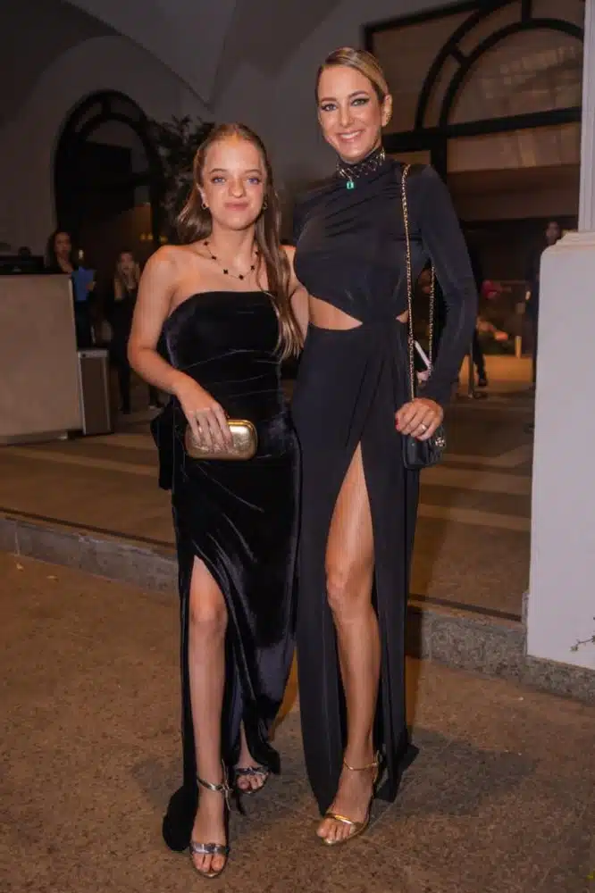 Rafaella Justus e Tici Pinheiro na festa de debutante da Donatella