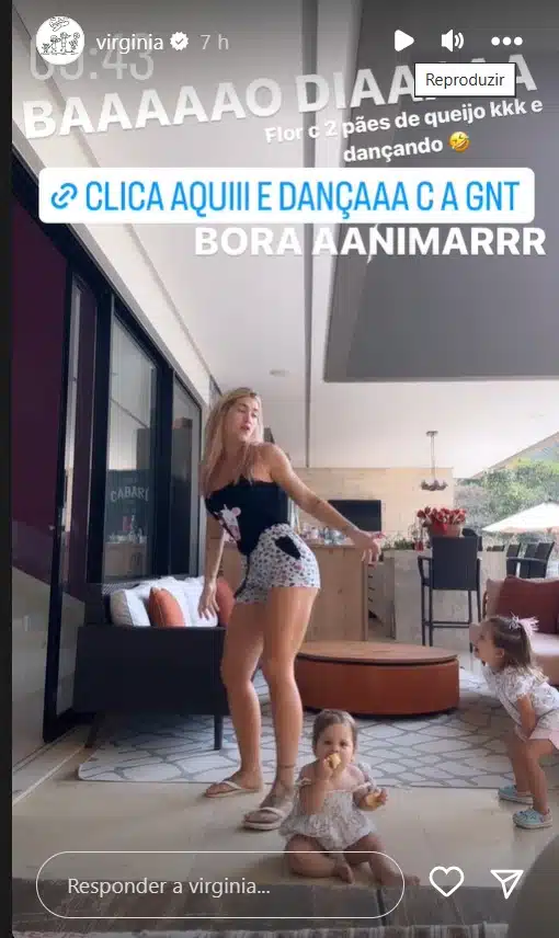 Virginia Fonseca mostra suas filhas na mansão