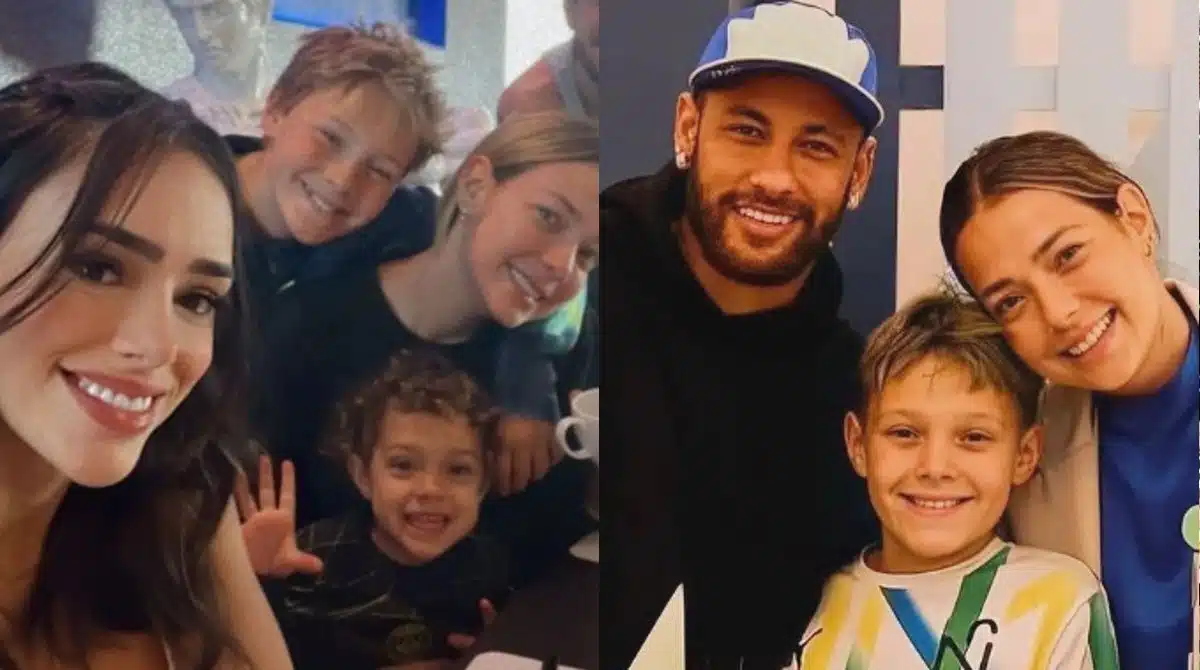 Bruna mostra filho de Carol Dantas e Neymar cuidando da bebê