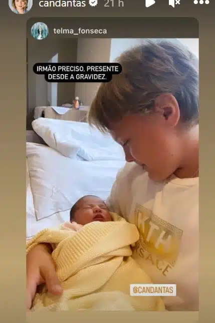 Filho de Carol Dantas junto com a bebê de Neymar Jr