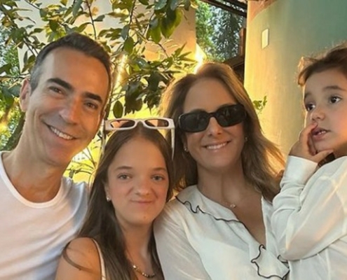 Tici revela de família com César Tralli vai aumentar