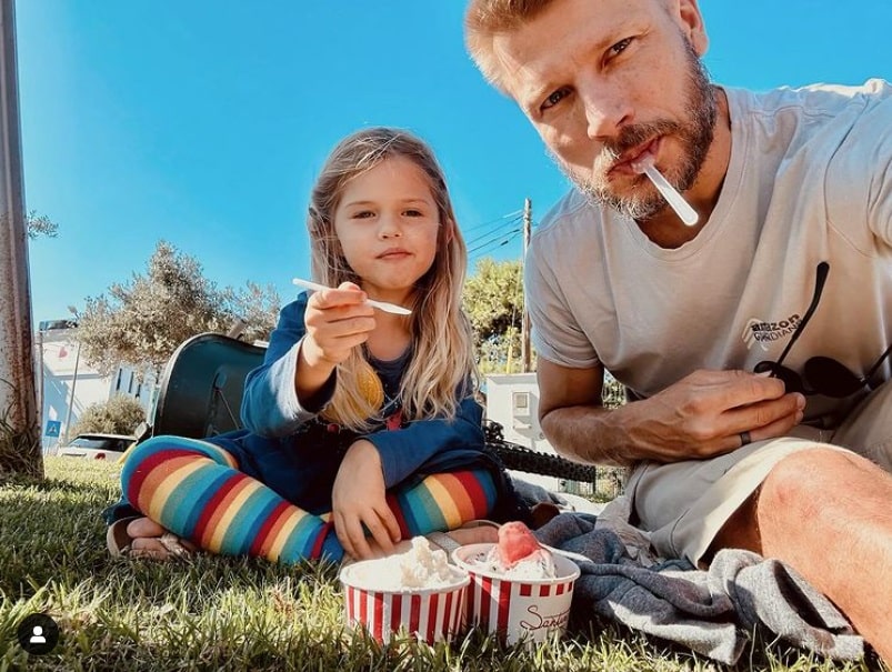 Rodrigo Hilbert encanta ao surgir ao mostrar sua filha com Fernanda Lima tomando sorvete e impressiona 