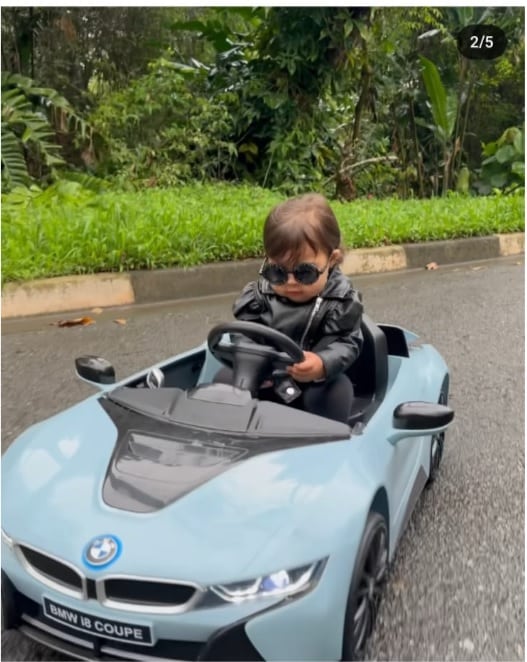 Bebê de Tays Reis e MC Biel surge em brinquedo luxuoso e surpreende 