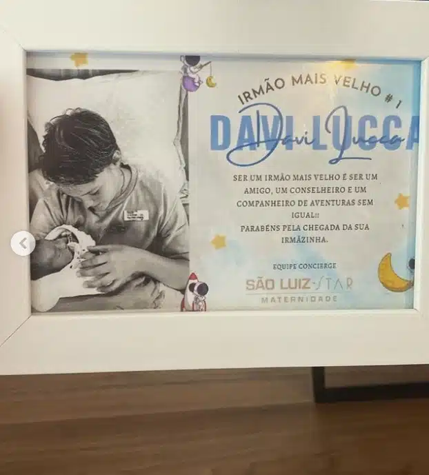 Carol Dantas revelou o presente de Mavie para Davi Lucca