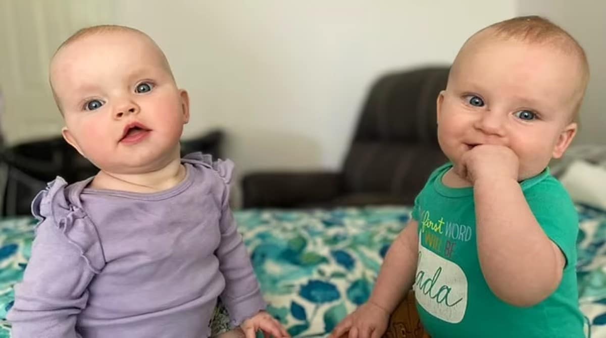 Gêmeos que vieram de embriões que estavam congelados há 30 anos