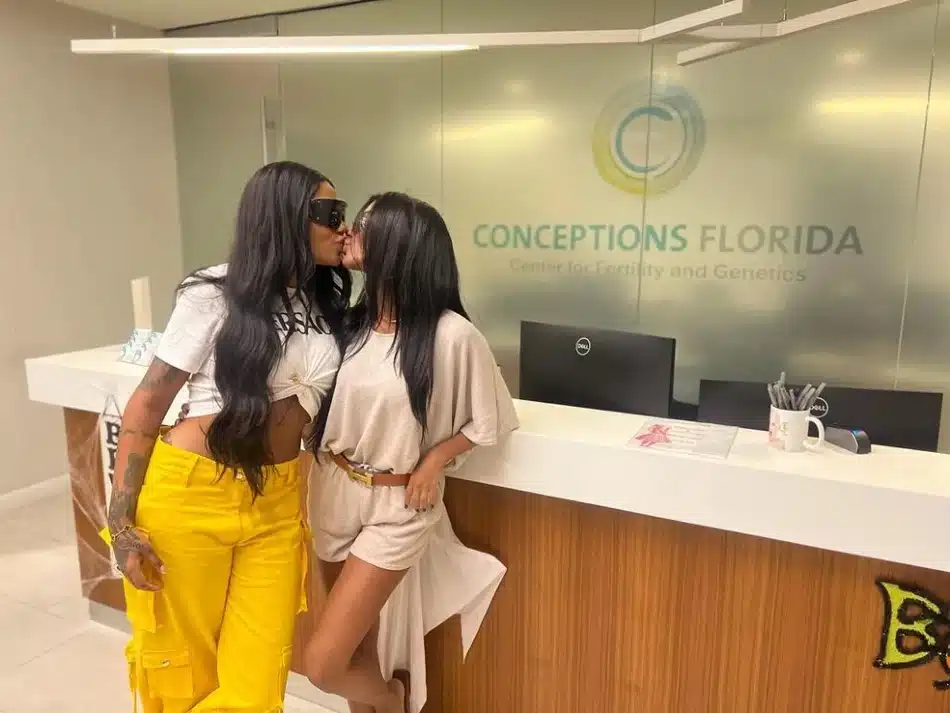 Ludmilla e Brunna na clínica de Miami