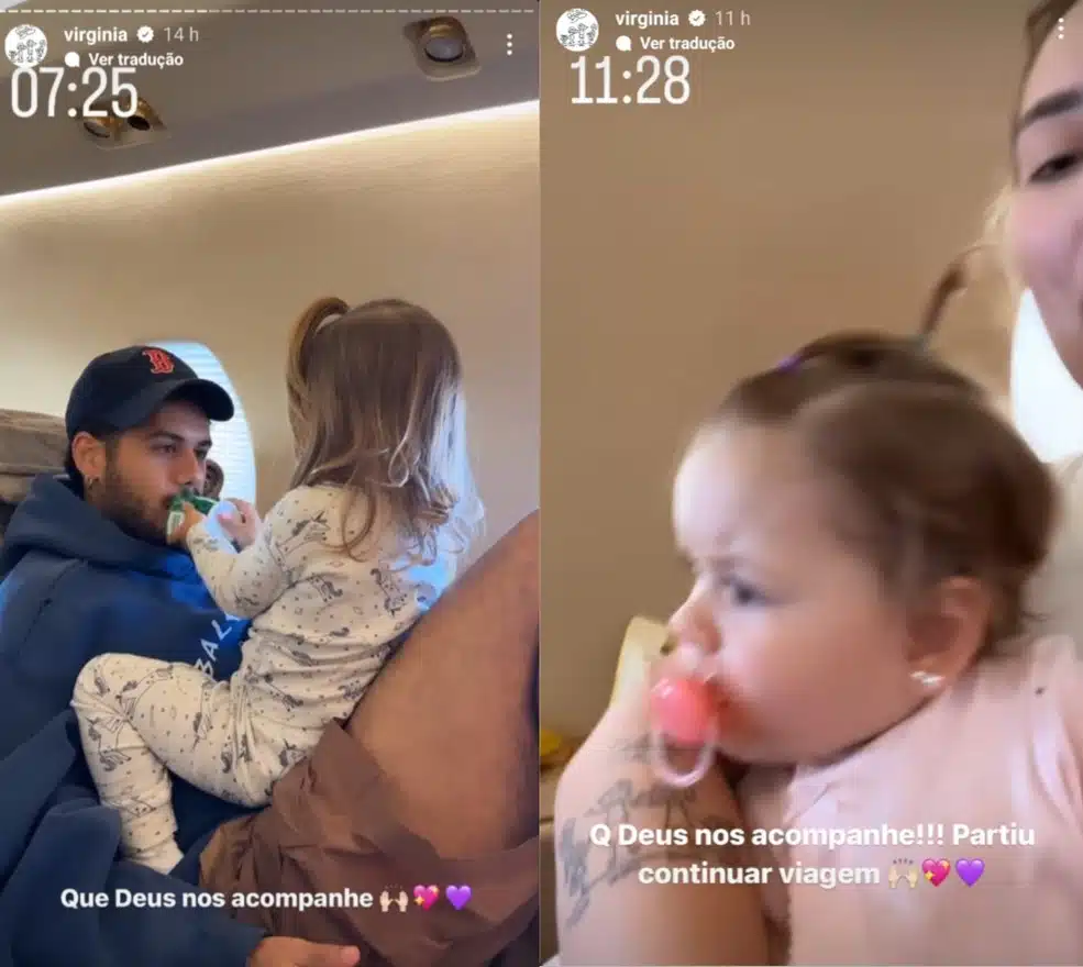 Virgínia Fonseca impressiona ao mostra suas filhas com Zé Felipe em seu avião de luxo 