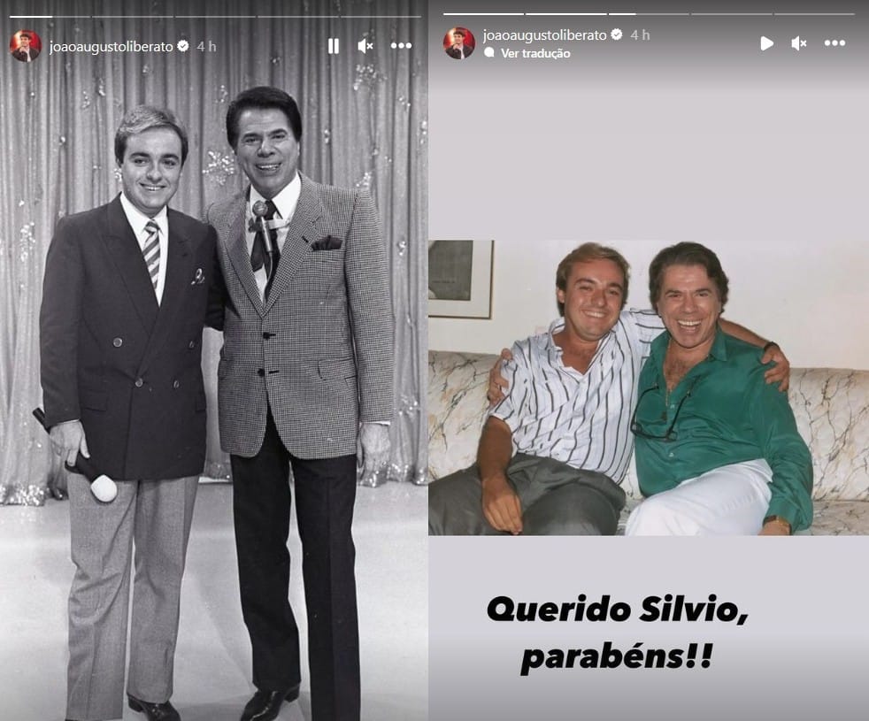 Filho mais velho de Gugu faz homenagem para Silvio Santos