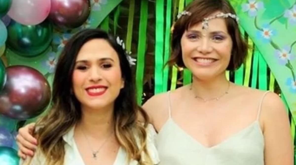 Letícia Colin posou com a filha de Tatá Werneck e encantou