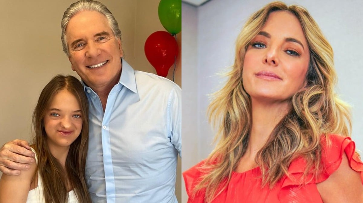 Rafaella Justus posou no Natal da família do pai