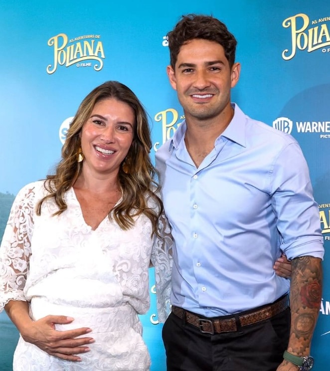 Rebeca Abravanel grávida junto com Alexandre Pato