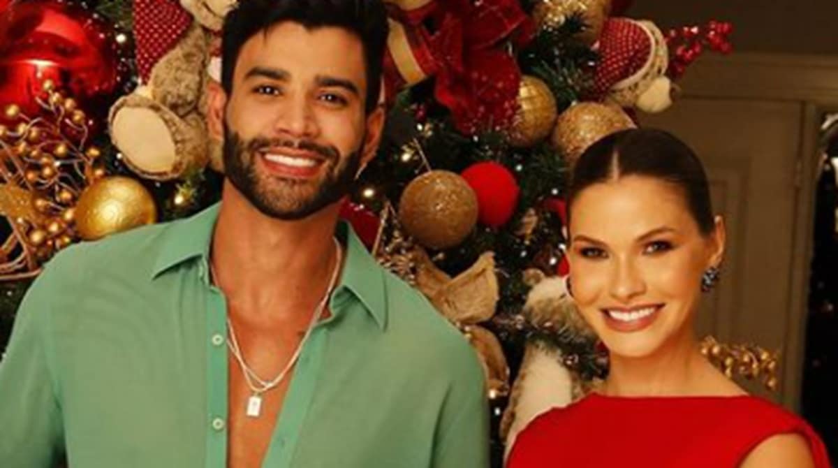 Andressa Suita celebra aniversário e ganha surpresa na cama dos filhos
