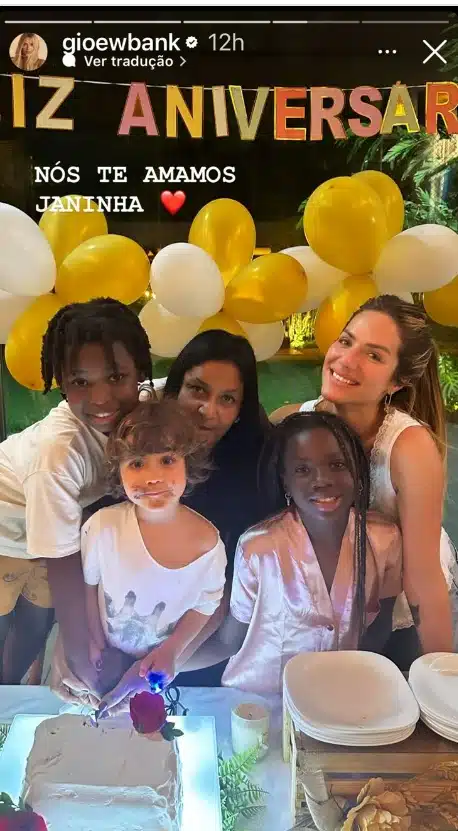 Giovanna Ewbank celebra o aniversário da babá de seus filhos com linda festa