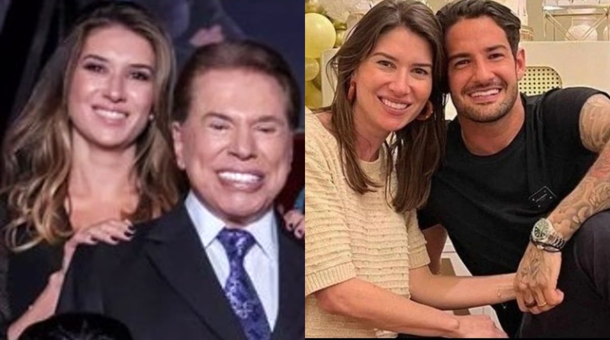 Alexandre Pato levou o seu filho até Silvio Santos