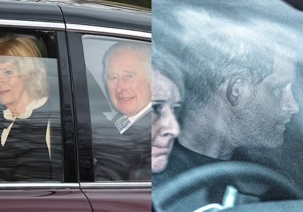 Príncipe Harry indo visitar o pai e o Rei Charles depois da visita a ele