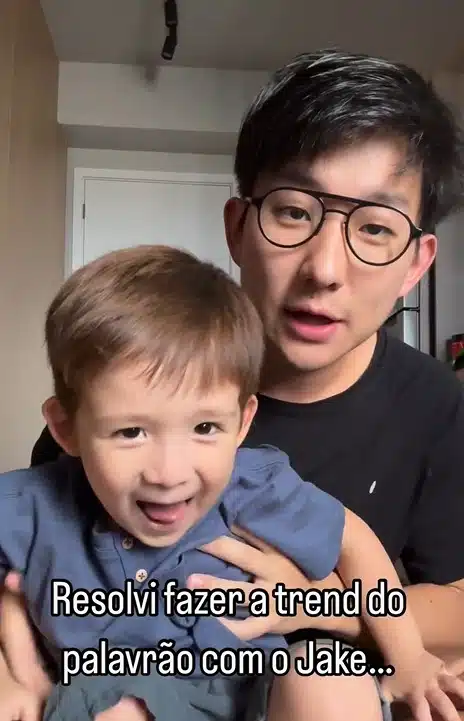 Pyong Lee posa com o filho e fala sobre a ex