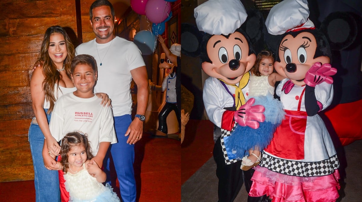 Simone celebrou o aniversário de sua bebê
