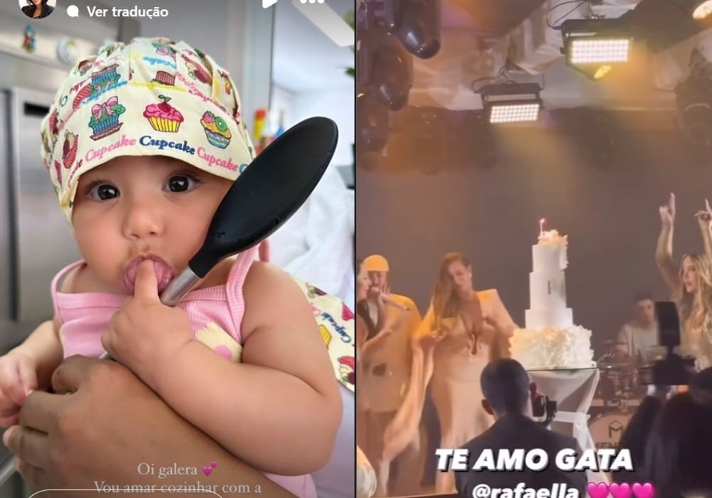 Bruna Biancardi mostrando a filha com Neymar e ela não foi na festa de Rafaella Santos