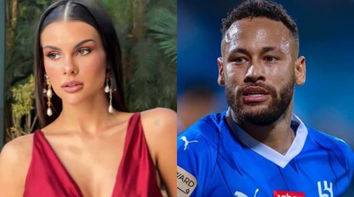 Modelo grávida de Neymar Jr exibiu a saída de maternidade